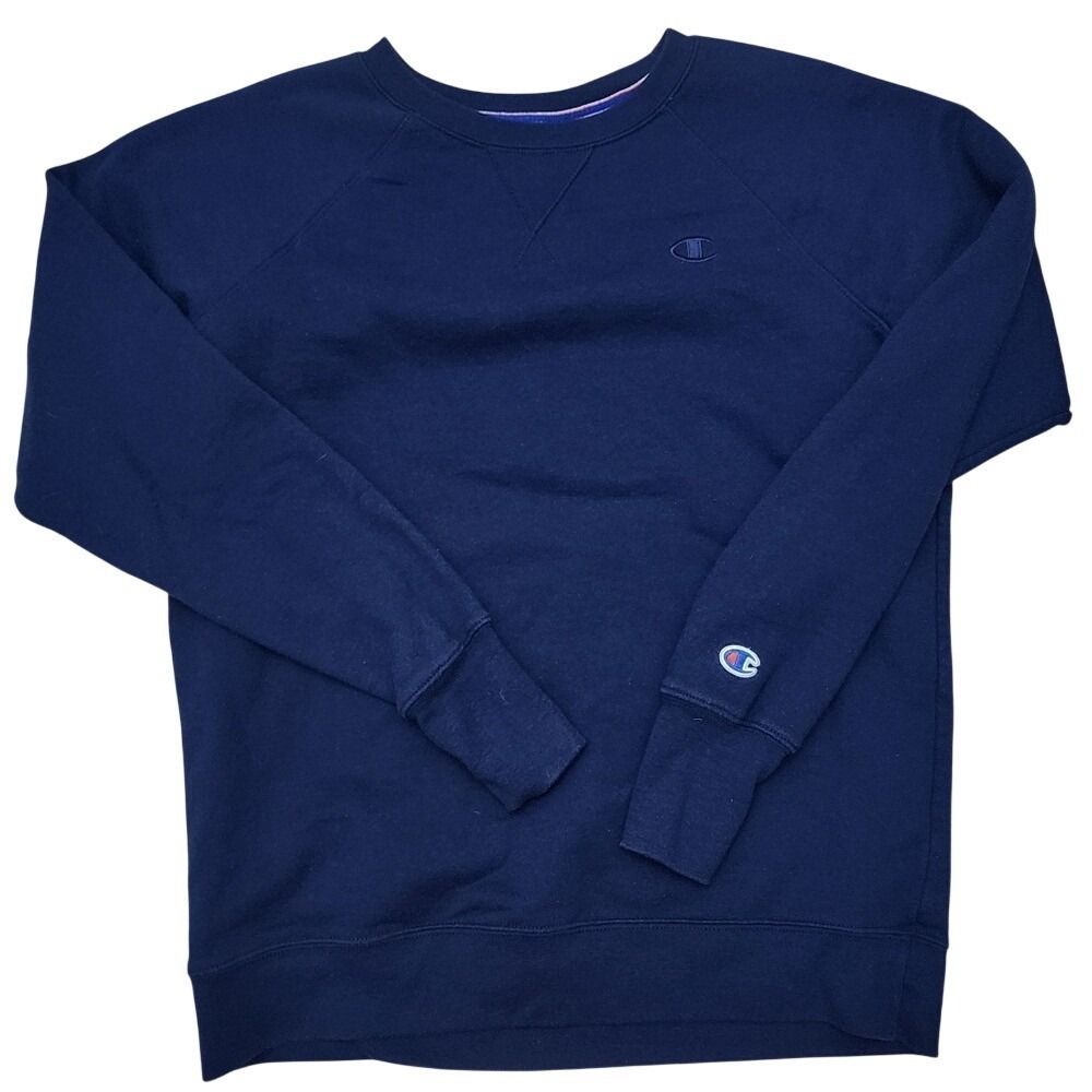 Large Champion Blue Sweatshirt PTP 21"